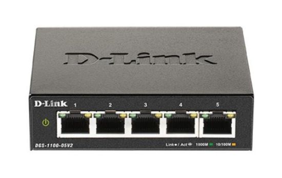 Picture of D-Link 5-Port Smart Managed Desktop Switch with 5 RJ45 Ports