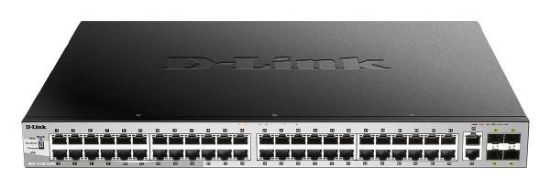 Picture of D-Link 54-Port Gigabit Managed PoE Switch with 48 PoE, 2 (10G) RJ45 and 4(10G) SFP+ Ports