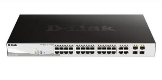 Picture of D-Link 28-Port Gigabit Smart Managed PoE Switch with 24 PoE and 4 GbE/SFP Combo Ports