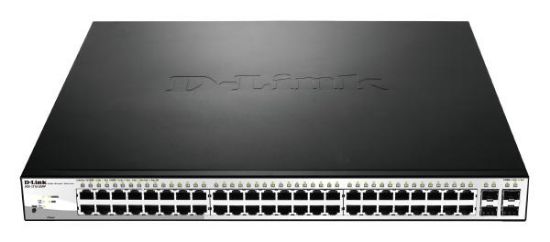 Picture of D-Link 52-Port Gigabit Smart Managed PoE Switch with 48 PoE and 4 GbE/SFP Combo Ports