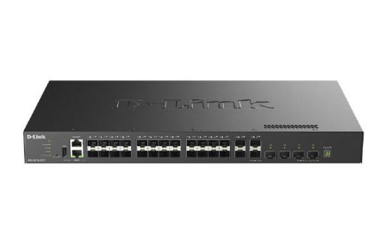 Picture of D-Link DXS-3410-32SY, 32-Port Stackable 10G Managed Switch with 28 (10G) SFP and  4 (10/25G) SFP28 Ports