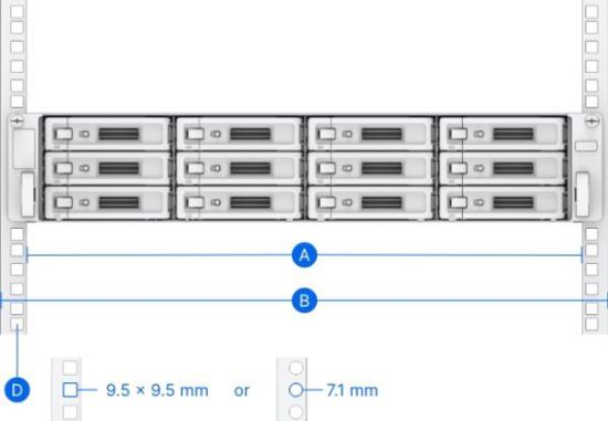 Picture of Synology Rail Kit RKS-02 (Sliding) for 1U, 2U and 3U NAS Systems ( Replaces RKS1317 )