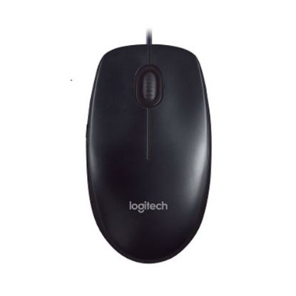 Picture of Logitech M90 USB Wired Optical Mouse 1000dpi for PC Laptop Mac Full Size Comfort smooth mover ~B100