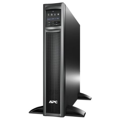 Picture of APC Smart-UPS X 750VA/600W Line Interactive UPS, 2U RM/Tower, 230V/10A Input, 8x IEC C13 Outlets, Lead Acid Battery, SmartSlot