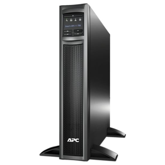 Picture of APC Smart-UPS X 750VA/600W Line Interactive UPS, 2U RM/Tower, 230V/10A Input, 8x IEC C13 Outlets, Lead Acid Battery, SmartSlot