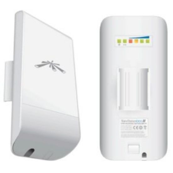 Picture of Ubiquiti airMAX Nanostation LOCO M 2.4GHz Indoor/Outdoor CPE - Point-to-Multipoint(PtMP) application - Includes PoE Adapter