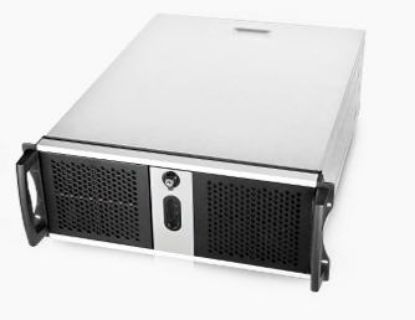 Picture of Chenbro RM42300 Black 4U Rackmount Case, No PSU, 2x USB 2.0, External 3x 5.25',Internal 4x 3.5', 1x Slim ODD Slot, 1x 120mm Fan