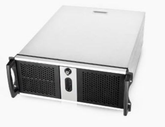 Picture of Chenbro RM42300 Black 4U Rackmount Case, No PSU, 2x USB 2.0, External 3x 5.25',Internal 4x 3.5', 1x Slim ODD Slot, 1x 120mm Fan