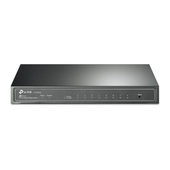 Picture of TP-Link SG2008 JetStream 8-Port Gigabit Smart Switch PORT: 8× Gigabit RJ45 Ports: Desktop Steel Case, Static Routing,Omada