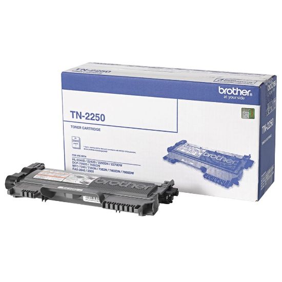 Picture of Brother TN-2250 Mono Laser- High Yield, HL-2240D/2242D/2250DN/2270DW, DCP-7060D/7065DN, MFC-7360N/7362N/7460DN/7860DW/7240,  FAX-2950/2840 - 2600 p