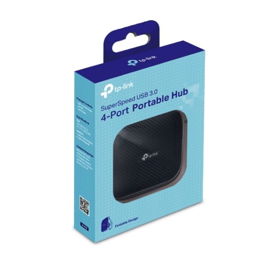 Picture of TP-Link UH400 USB3.0 Hub 4 Ports, Portable, Up to 5Gbps, 4 Devices USB3.0 Type A, No Power Adapter Needed