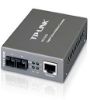 Picture of TP-Link MC210CS 1000Mbps RJ45 to 1000Mbps single-mode SC fiber Converter, Full-duplex, up to 15Km, switching power adapter, chassis TL-MC1400 rack-mou