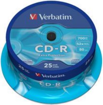 Picture of Verbatim CD-R 700MB 25Pk Spindle 52x