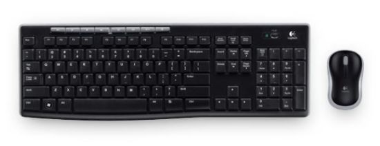 Picture of Logitech MK270R Wireless Keyboard and Mouse Combo 2.4GHz Wireless Compact Long Battery Life 8 Shortcut keys