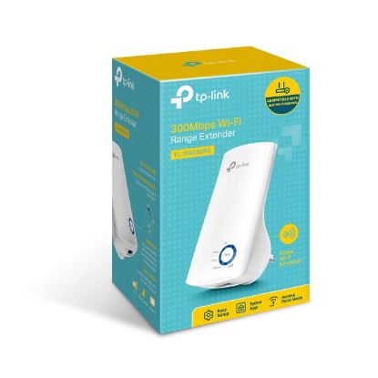Picture of TP-Link TL-WA850RE N300 WiFi Range Extender 2.4GHz (300Mbps) 1x100Mbps LAN 802.11bgn 2x OnBoard antennas Mini size wall-mounted (~TL-WA855RE)