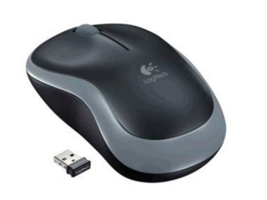 Picture of Logitech M185 Wireless Mouse Nano Receiver Grey 1-year battery life Logitech Advanced 2.4 GHz wireless connectivity