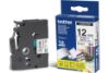 Picture of Brother 12mm Black on White TZE Tape