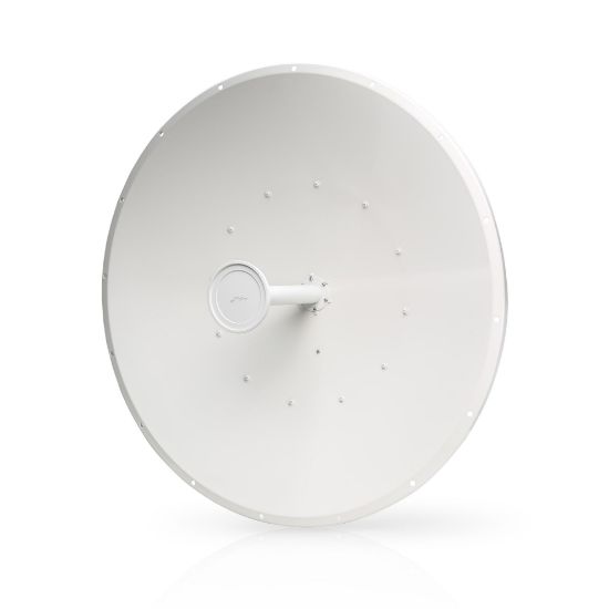 Picture of Ubiquiti 5GHz airFiber Dish 34dBi Slant 45 Degree Signal Angle for Optimum Interference Avoidance, Universal Pole Mount, Weatherproof,