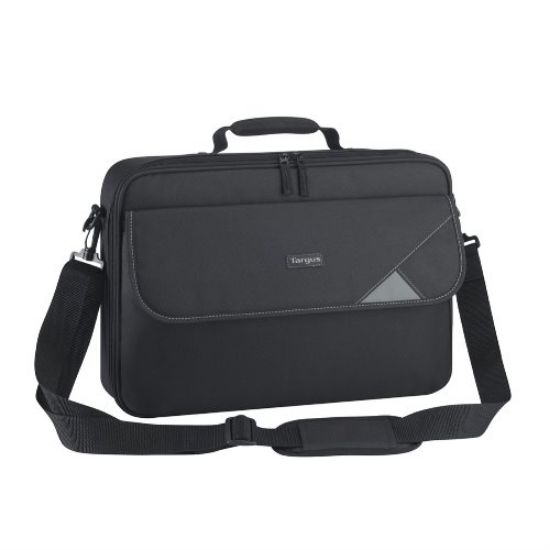 Picture of Targus 15.6' -16' Intellect Bag Clamshell Laptop Case with Padded Laptop Compartment/ Laptop/Notebook Bag - Black