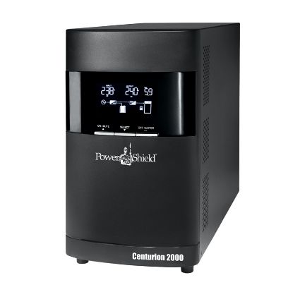Picture of PowerShield Centurion Tower UPS 2000VA/1800W, 10A input, 4 AUS sockets, hot-swappable batteries, 2-year warranty