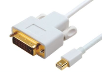 Picture of Astrotek Mini DisplayPort DP to DVI Cable 2m - 20 pins Male to 24+1 pins Male 32AWG Gold Plated