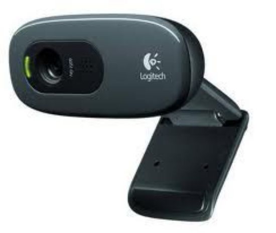 Picture of Logitech C270 3MP HD Webcam 720p/30fps, Widescreen Video Calling, Light Correc, Noise-Reduced Mic for Skype, Teams, Hangouts, PC/Laptop/Macbook/Tablet
