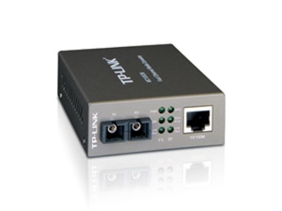 Picture of TP-Link MC100CM 10/100Mbps Multi-Mode Media Converter - IEEE 802.3u, SC-Type, 1310nm 2km Multi-mode