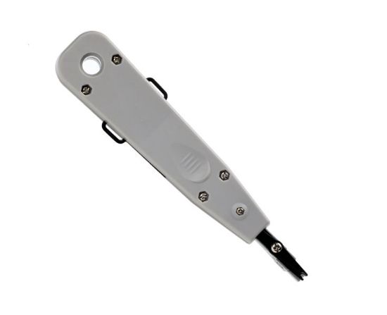 Picture of Astrotek Networking Punch Down Tool Multifunction Krone Type IDC/Network Wire Cat5 & Telephone Impact Terminal Insertion Grey Color