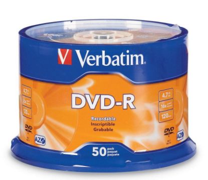 Picture of Verbatim DVD-R 4.7GB 50pk Spindle 16x
