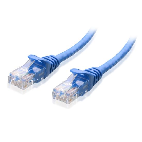 Picture of Astrotek CAT5e Cable 0.5m/50cm - Blue Color Premium RJ45 Ethernet Network LAN UTP Patch Cord 26AWG CU Jacket