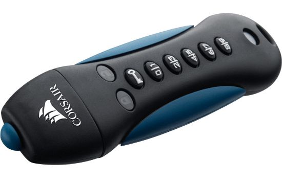 Picture of Corsair Padlock 3 64GB Secure USB 3.0 Flash Drive with Keypad - Secure 256-bit Hardware AES Encryption