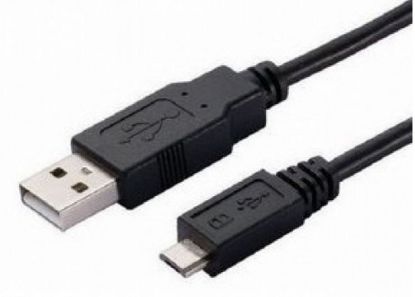 Picture of Astrotek USB to Micro USB Cable 3m - Type A Male to Micro Type B Male Black Colour RoHS