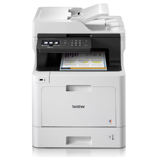 Picture of Brother MFC-L8690CDW Print Speed up to 31ppm(Mono&Colour) 2-sided (Duplex) Print USB & Wired & Wireless Network Interface 9.3cm Touch Screen UI