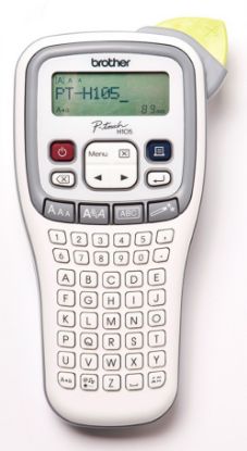 Picture of Brother PTH105 WHITE/GRAY ACCENT HANDHELD LABELLER - 3.5-12MM TZE TAPE MODEL