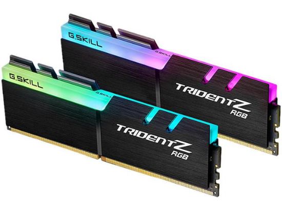 Picture of G.SKILL F4-3200C16D-16GTZR 16GB (2 x 8GB)/ PC4-25600 / DDR4 3200 Mhz/ Timings 16-18-18-38/ Voltage 1.35V/  Trident Z RGB