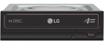 Picture of LG GH24NSD1 24x SATA Internal DVD - M-DISC Support Silent Play, Jamless Play, Cyberlink Power 2 Go. OEM Bulk Packaging (LS)
