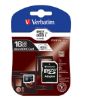 Picture of Verbatim Micro SDHC 16GB (Class 10) with Adaptor Up to 45MB/Sec 300X read speed