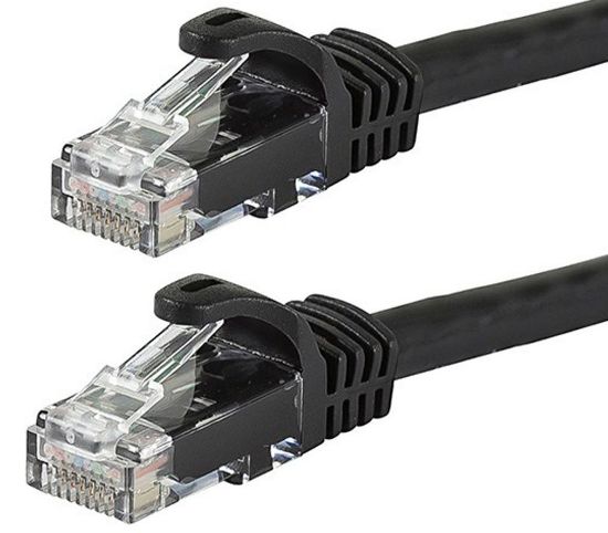 Picture of Astrotek CAT6 Cable 20m - Black Color Premium RJ45 Ethernet Network LAN UTP Patch Cord 26AWG CU Jacket