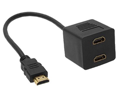 Picture of Astrotek HDMI Splitter Cable 15cm - v1.4 Male to 2x Female Amplifier Duplicator Full HD 3D
