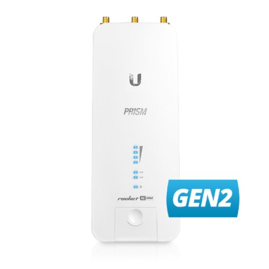 Picture of Ubiquiti Rocket AC Prism Gen2 5GHz Radio with speeds up to 450+Mbps, 50+ Client Capacity, Integrated GPS sync,