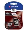 Picture of Verbatim 32GB MicroSD SDHC SDXC Class10 UHS-I Memory Card 45MB/s Read 10MB/s Write 300X Read Speed with standard SD adaptor