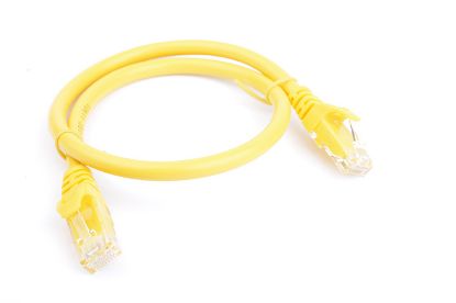 Picture of 8Ware CAT6A Cable 0.5m (50cm) - Yellow Color RJ45 Ethernet Network LAN UTP Patch Cord Snagless