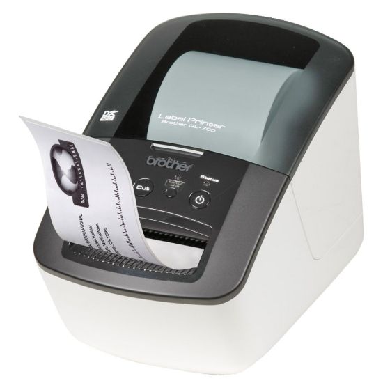Picture of Brother QL-700 HIGH SPEED PROFESSIONAL PC/MAC LABEL PRINTER / UP TO 62MM, 3 Year Warranty