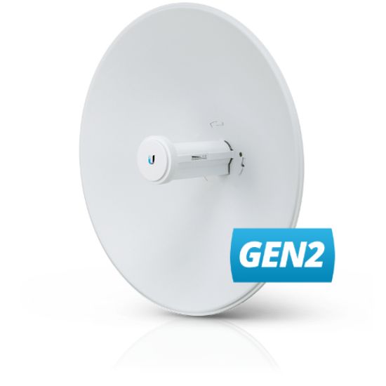 Picture of Ubiquiti Airmax PowerBeam 5AC-Gen2, 5 GHz Point-to-Point (PtP) Bridge, Integrated Dish Reflector, 450+ Mbps 5 GHz, 15+ km Range