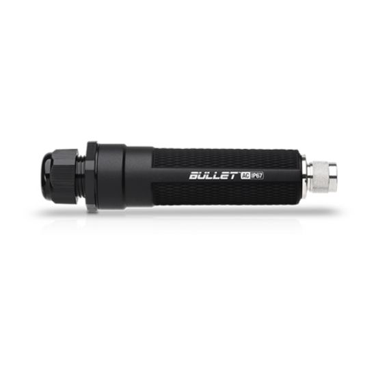 Picture of Ubiquiti Bullet, Dual Band, 802.11 AC, Titanium Series - Used for PtP / PtMP links - Uses N-Male Connector for Antenna Couple