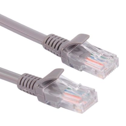Picture of Hypertec 0.5m CAT5 RJ45 LAN Ethenet Network Grey Patch Lead  (LS)