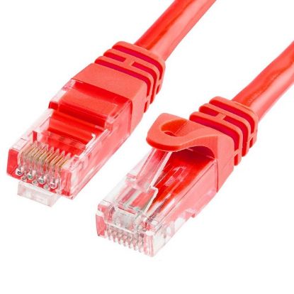 Picture of Astrotek CAT6 Cable 0.5m/50cm - Red Color Premium RJ45 Ethernet Network LAN UTP Patch Cord 26AWG CU Jacket