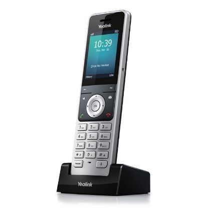 Picture of Yealink W56H Cordless DECT IP Phone Handset, Wireless, HD Audio Quality, Quick USB Charging, High-end ID design, Microsoft SIP Gateway,Teams