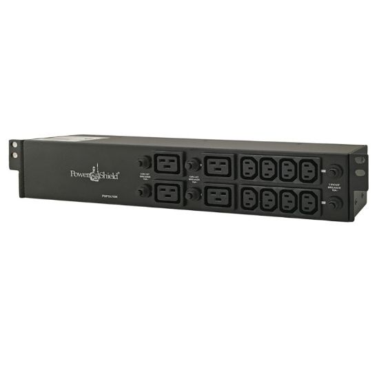 Picture of PowerShield Rack Mount 6-10kVA PDU, 2U for PSCERT10KL or PSMBSR10K - Hardwired/IEC, reliable power distribution for large systems