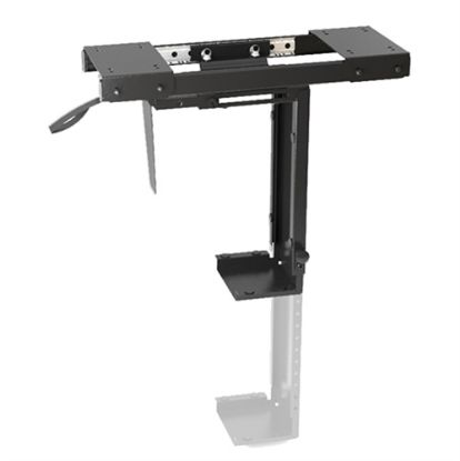 Picture of Brateck Adjustable Under-Desk ATX Case Mount with Sliding track, Up to 10kg,360° Swivel